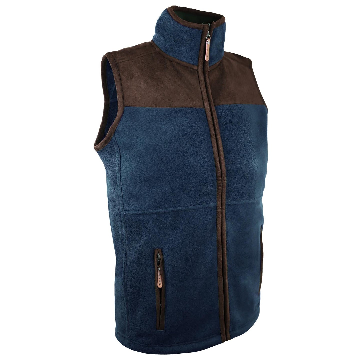 Hazy Blue Denton I Mens Fleece Gilet - Just $29.99! Shop now at Warwickshire Clothing. Free Dellivery.
