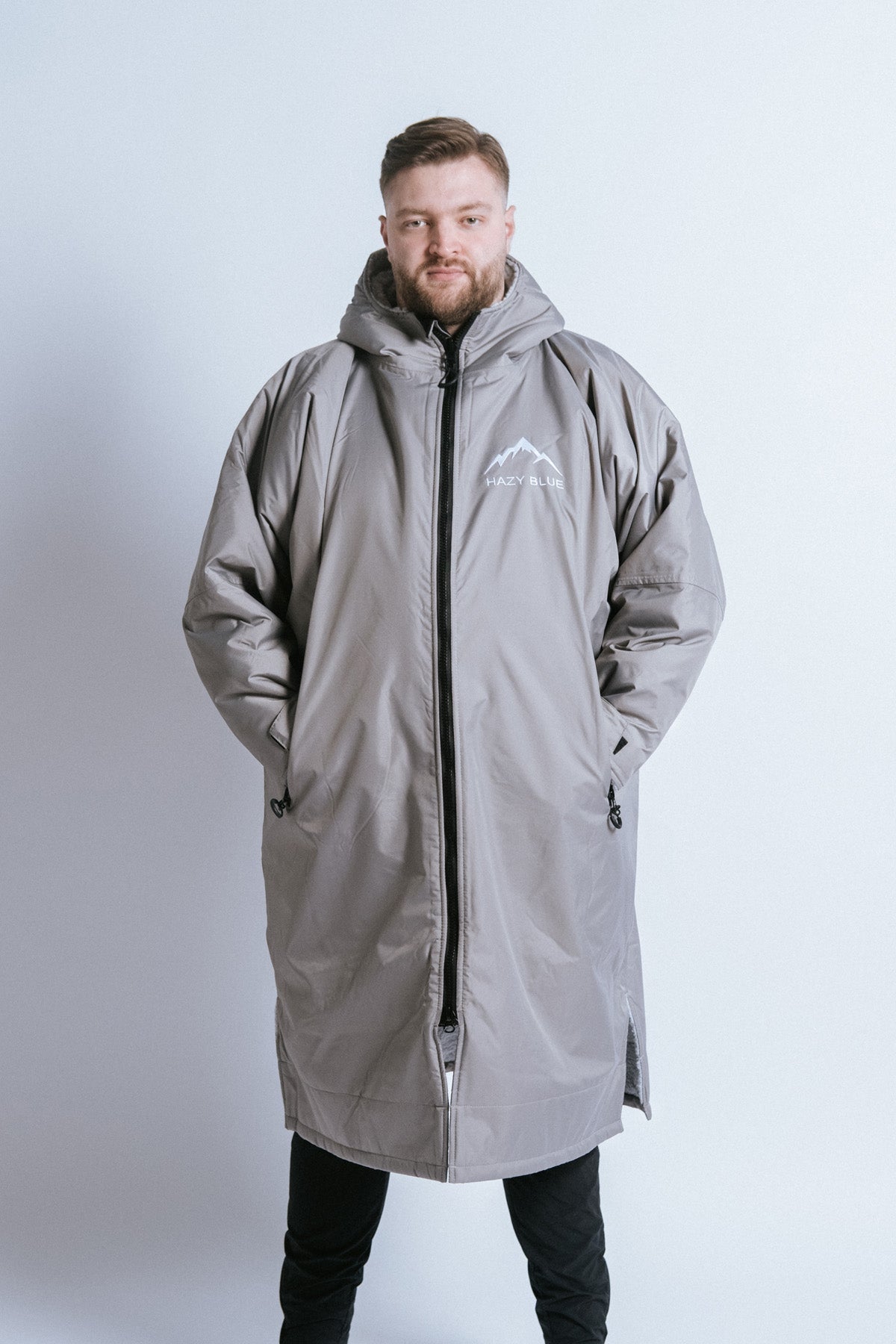 Hazy Blue Waterproof Adults All Weather Changing Robe - Just $79.99! Shop now at Warwickshire Clothing. Free Dellivery.