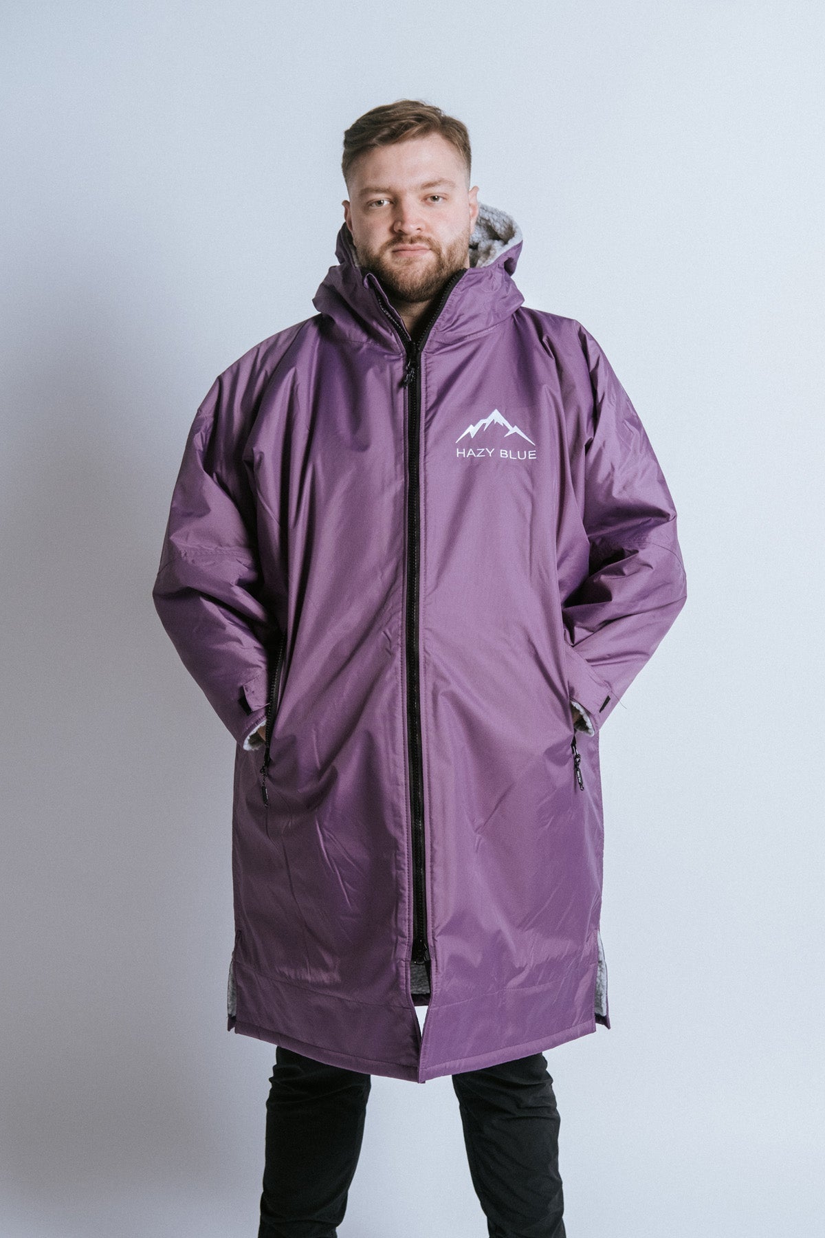 Hazy Blue Waterproof Adults All Weather Changing Robe - Just $79.99! Shop now at Warwickshire Clothing. Free Dellivery.