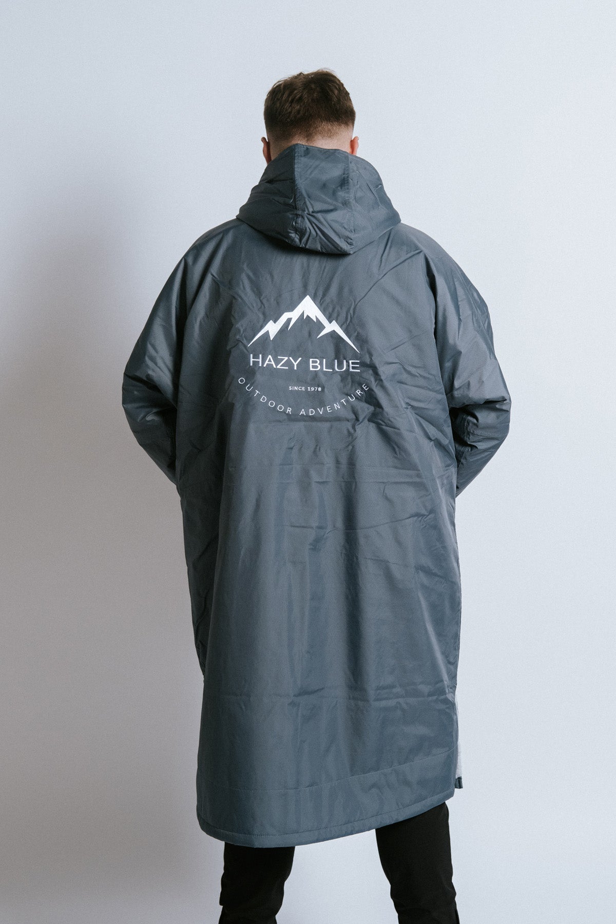 Hazy Blue Waterproof Adults All Weather Changing Robe - Just $79.99! Shop now at Warwickshire Clothing. Free Dellivery.