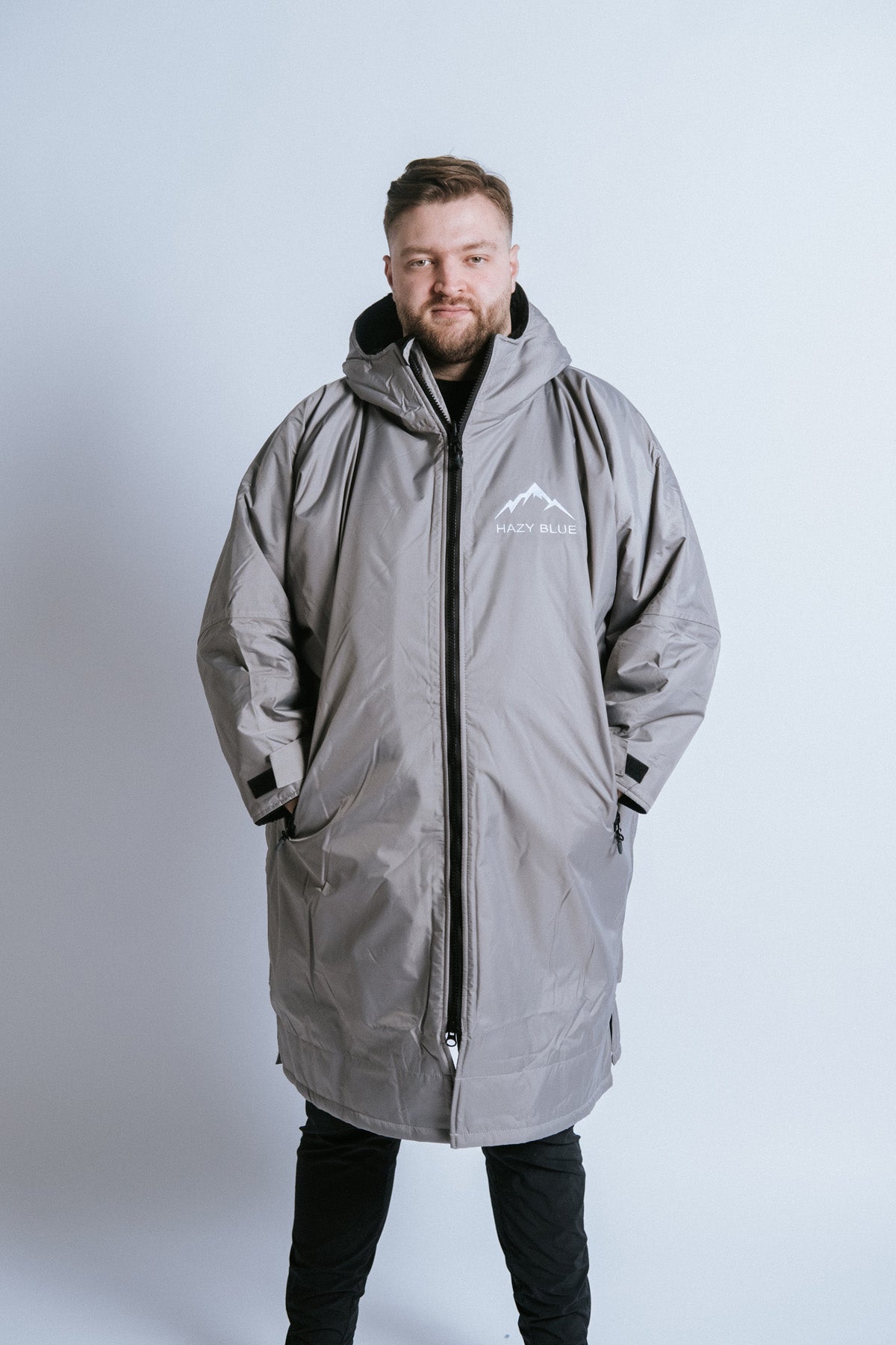 Hazy Blue Waterproof Adults All Weather Changing Robe - Just $79.99! Shop now at Warwickshire Clothing. Free Dellivery.