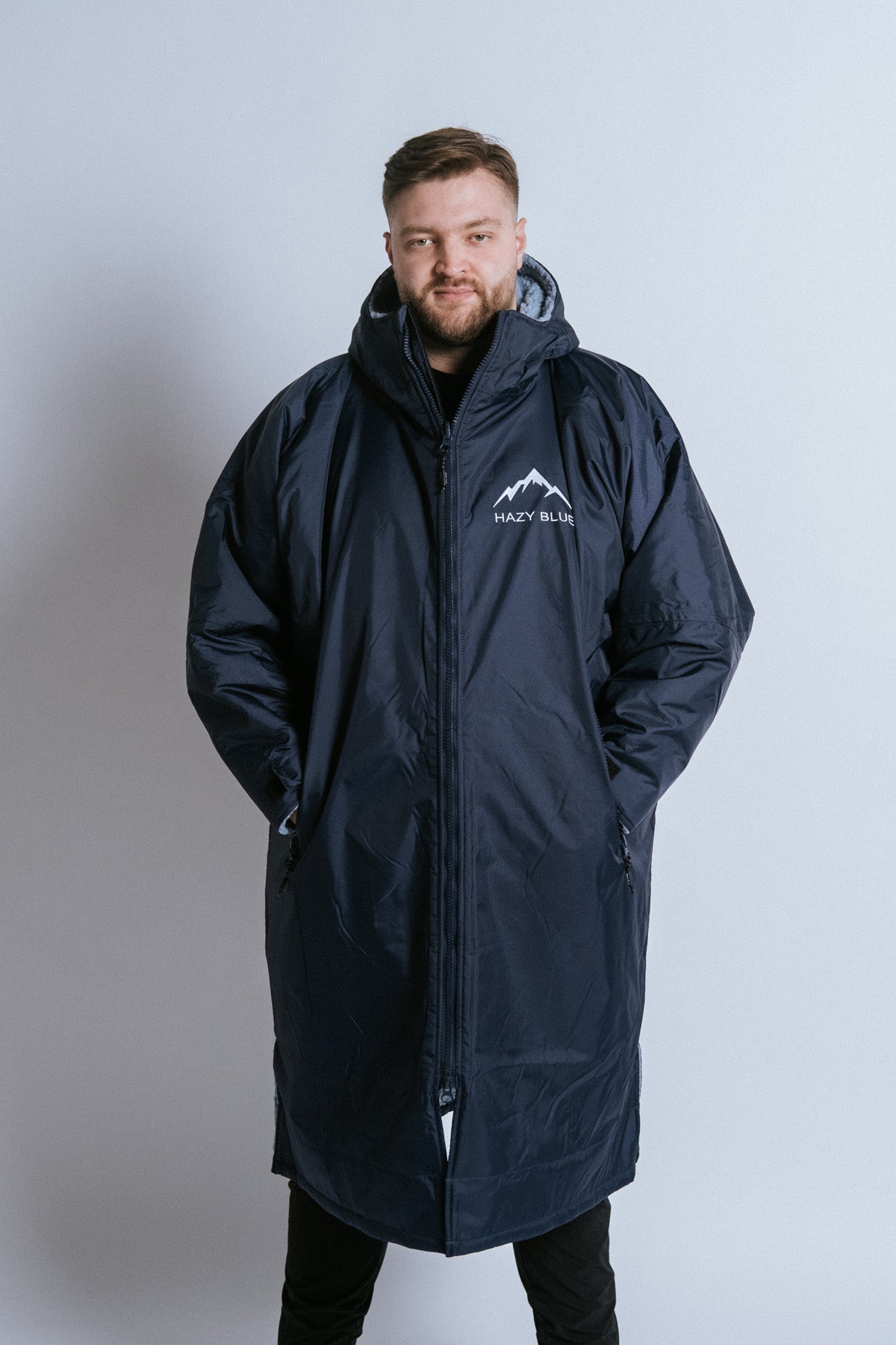 Hazy Blue Waterproof Adults All Weather Changing Robe - Just $79.99! Shop now at Warwickshire Clothing. Free Dellivery.