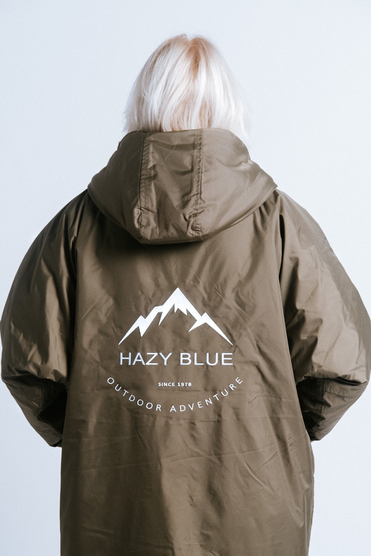 Hazy Blue Waterproof Adults All Weather Changing Robe - Just $79.99! Shop now at Warwickshire Clothing. Free Dellivery.