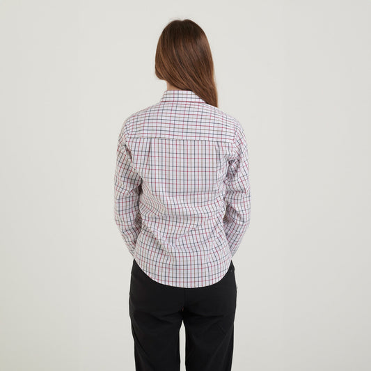 Country Classics Womens Check Long Sleeve Shirt - Beaver Red - Just $17.99! Shop now at Warwickshire Clothing. Free Dellivery.