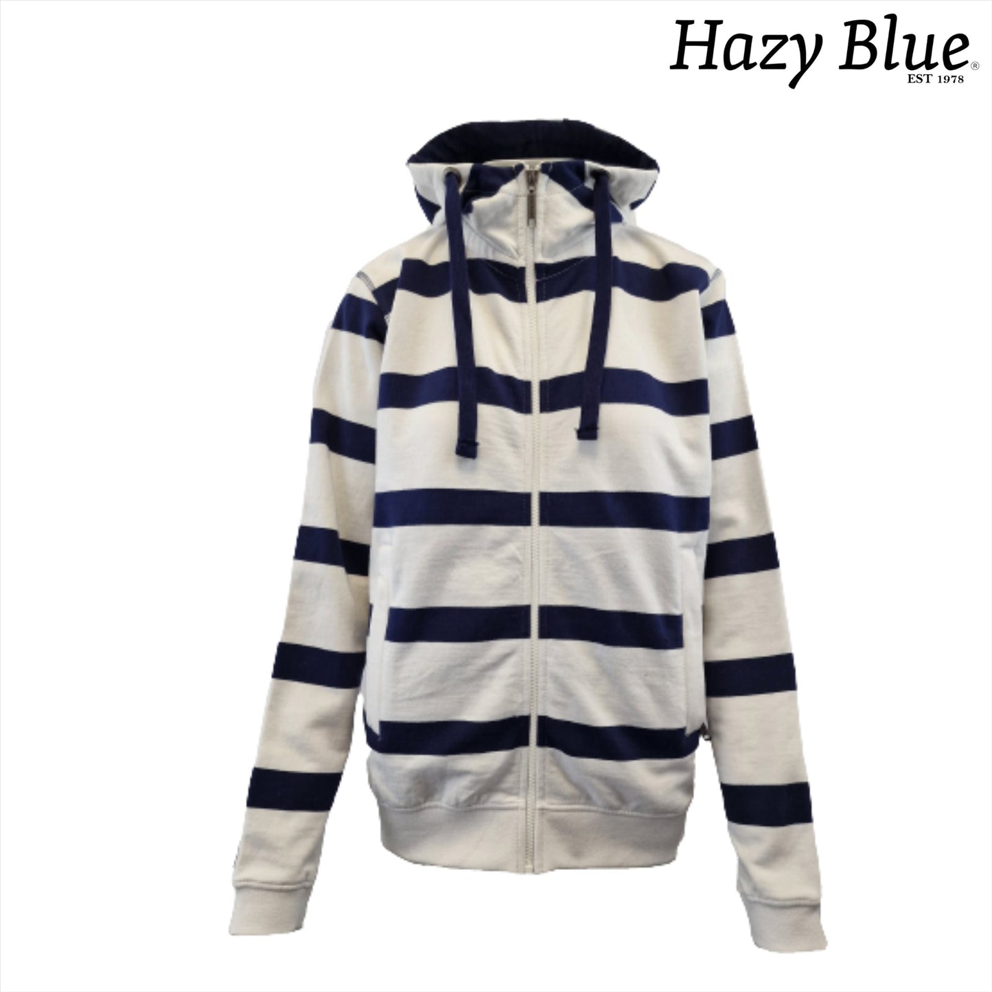 Hazy Blue Full Zip Hoodie Sweatshirts - Tessa - Premium clothing from Hazy Blue - Just $39.99! Shop now at Warwickshire Clothing