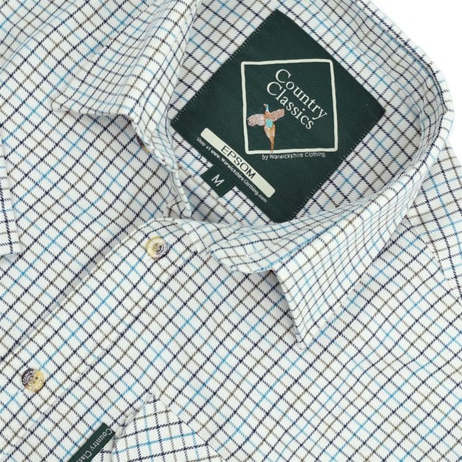 Country Classics Mens Short Sleeve Check Shirt - Epsom - Just $16.99! Shop now at Warwickshire Clothing. Free Dellivery.