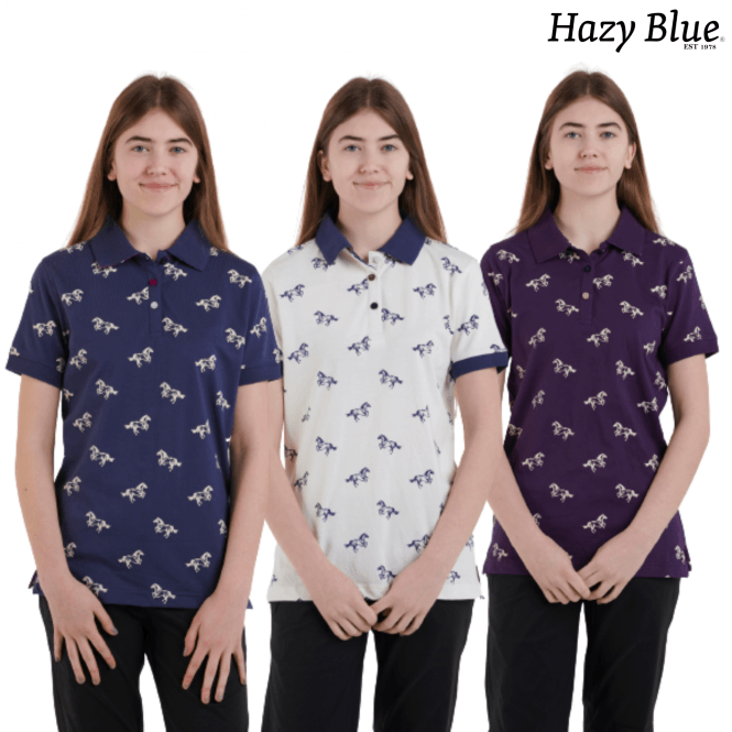 Hazy Blue Womens Cotton Short Sleeve Polo Shirt - Poppy - Premium clothing from Hazy Blue - Just $14.99! Shop now at Warwickshire Clothing