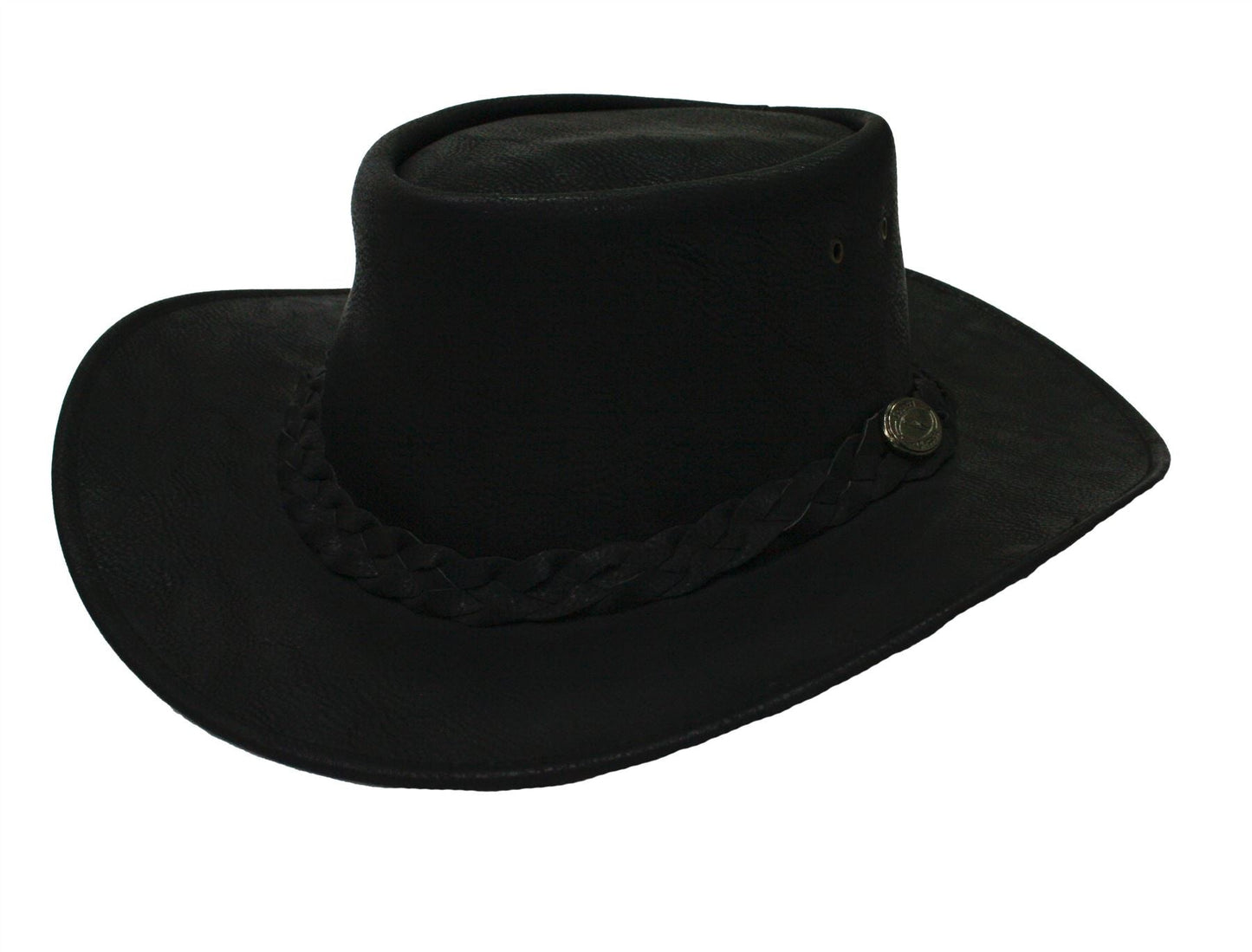 Hazy Blue Rex-leather Hat Brisbane Cowboy Authentic Australian - Premium clothing from Hazy Blue - Just $14.99! Shop now at Warwickshire Clothing