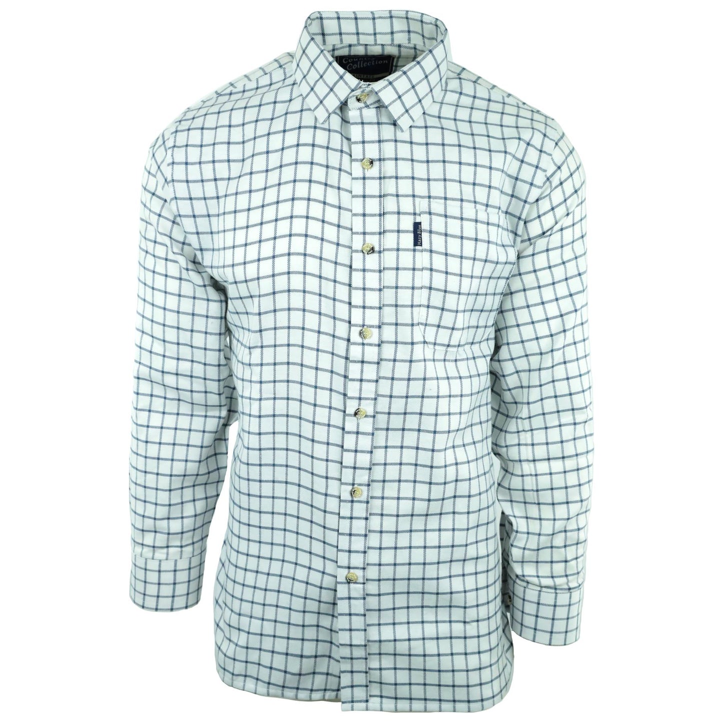 Champion Mens Long Sleeve Check Shirt - Highclere - Premium clothing from Hazy Blue - Just $17.99! Shop now at Warwickshire Clothing