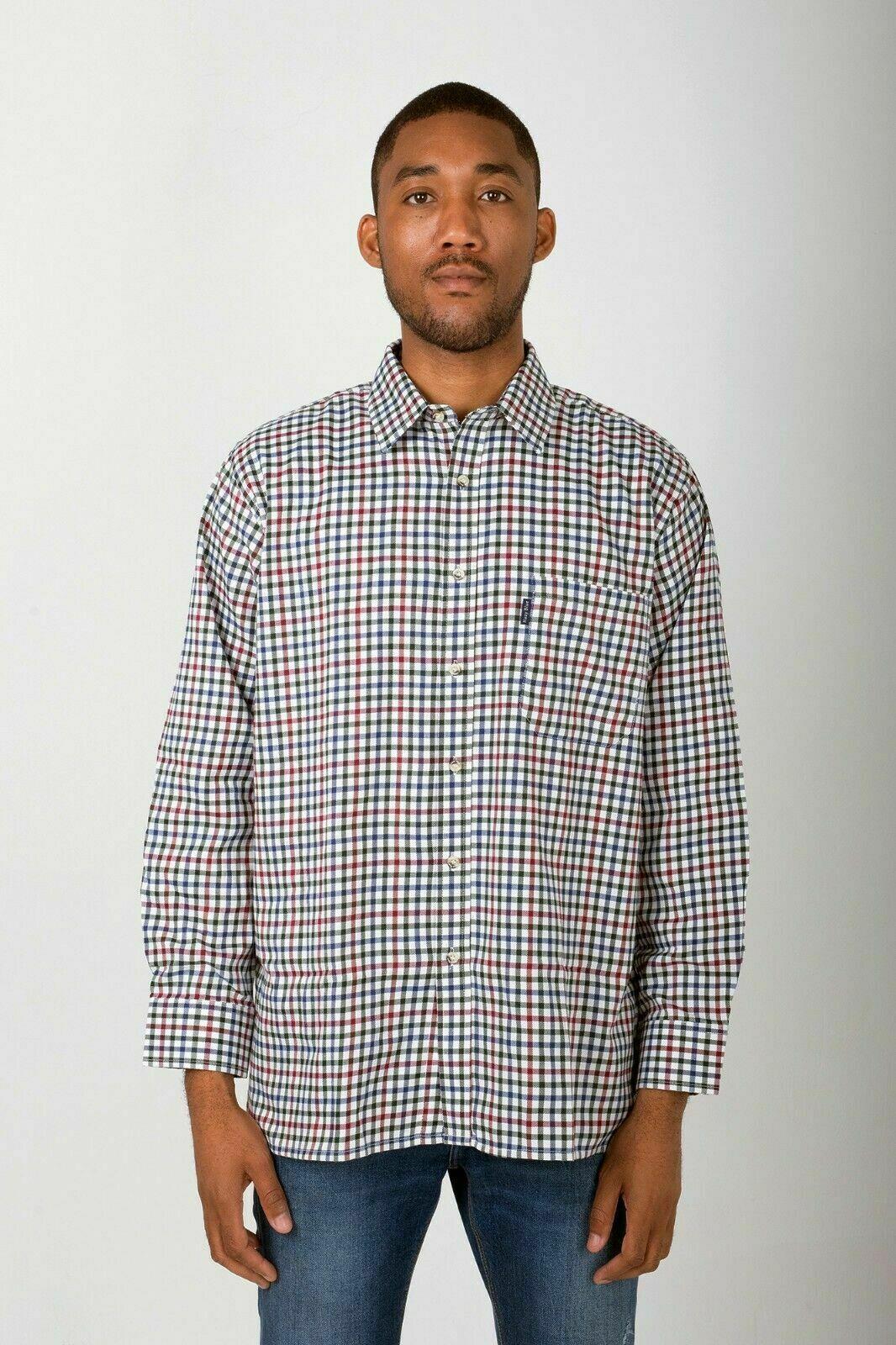 Champion Mens Long Sleeve Check Shirt - Highclere - Premium clothing from Hazy Blue - Just $17.99! Shop now at Warwickshire Clothing