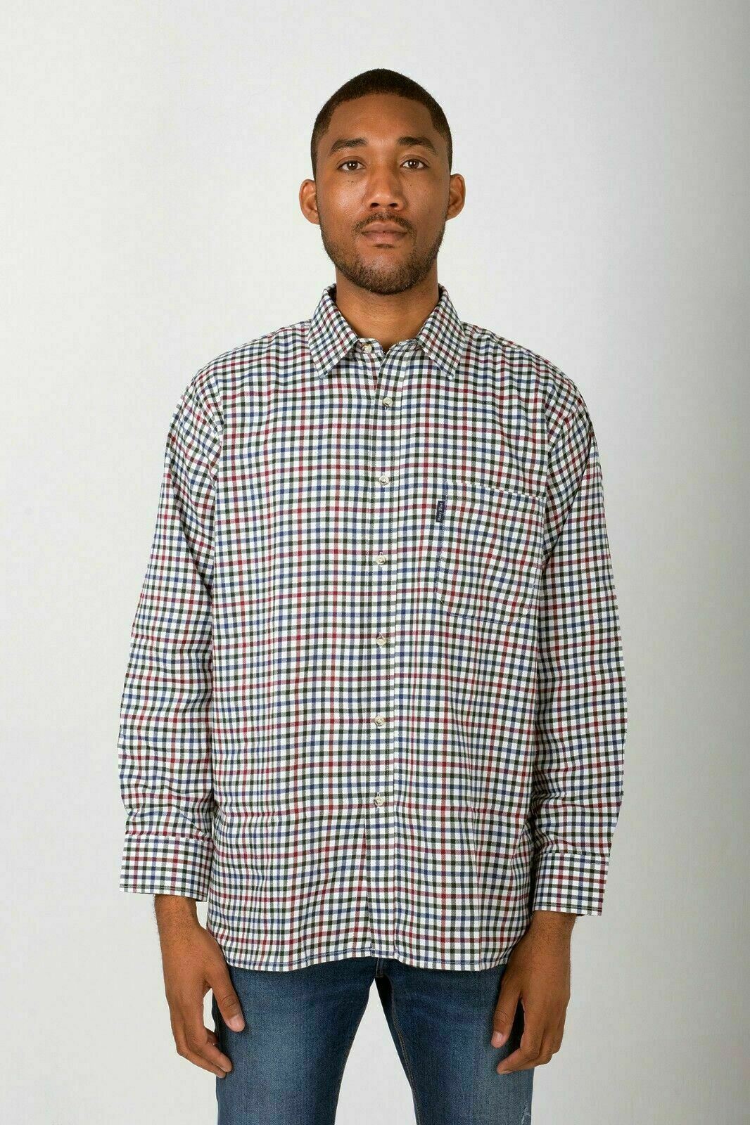 Champion Mens Long Sleeve Check Shirt - Highclere - Premium clothing from Hazy Blue - Just $17.99! Shop now at Warwickshire Clothing