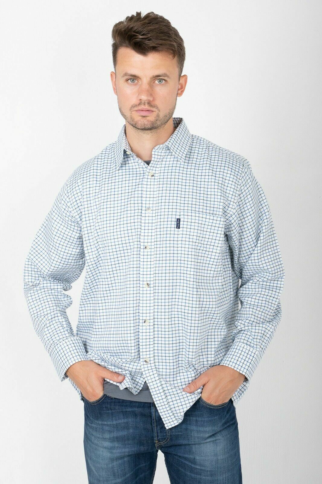 Champion Mens Long Sleeve Check Shirt - Highclere - Premium clothing from Hazy Blue - Just $17.99! Shop now at Warwickshire Clothing