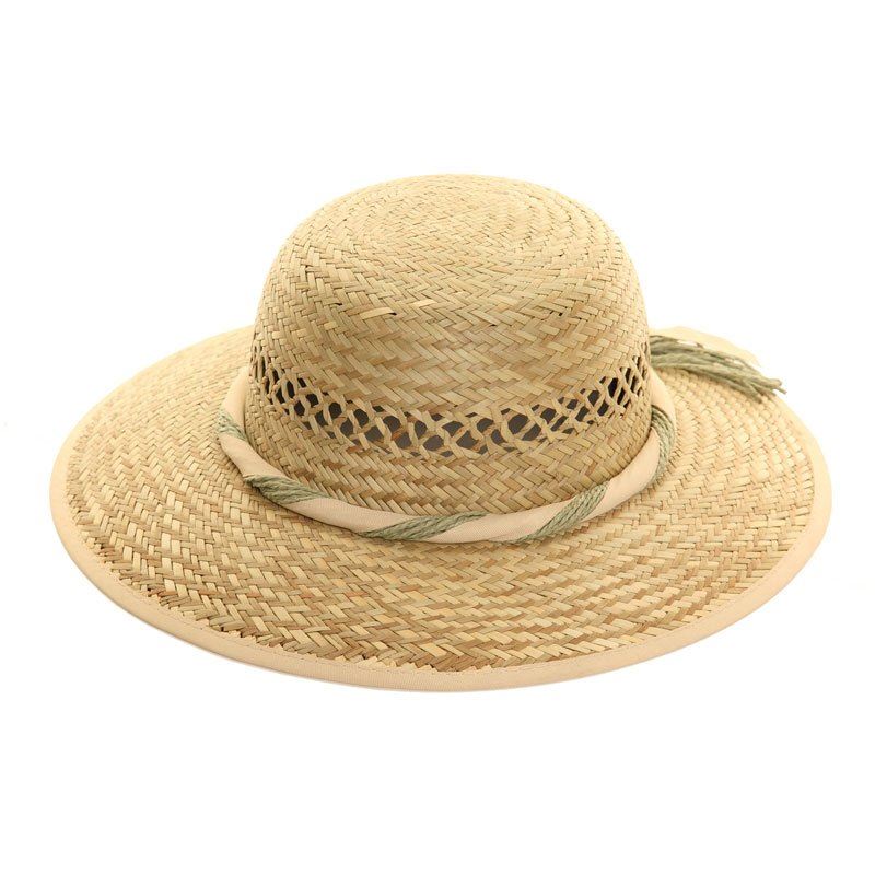 Hazy Blue STRAW WITH RIBBON BAND Womens Hat - Premium clothing from Hazy Blue - Just $9.99! Shop now at Warwickshire Clothing