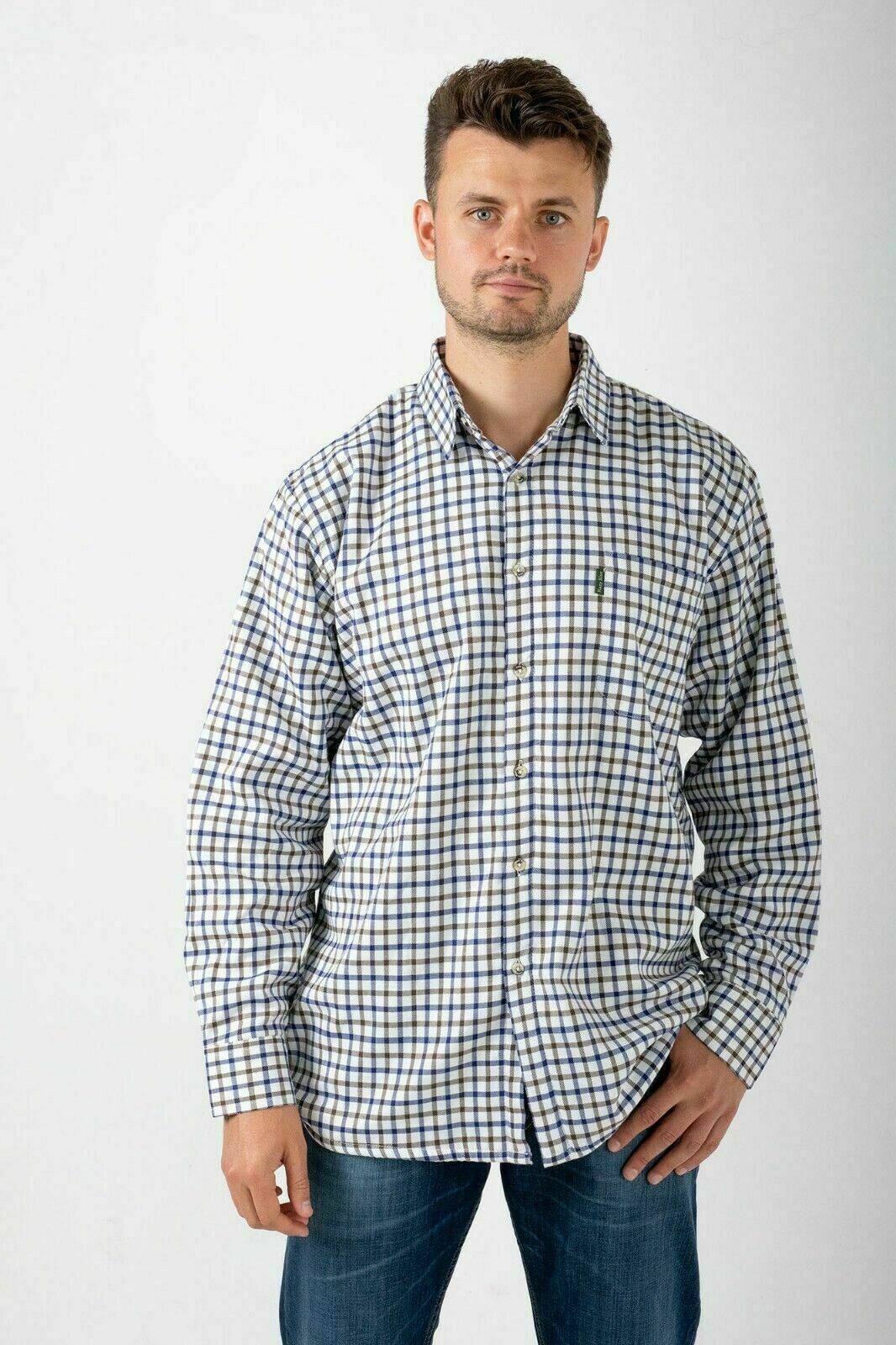 Champion Mens Long Sleeve Check Shirt - Highclere - Premium clothing from Hazy Blue - Just $17.99! Shop now at Warwickshire Clothing