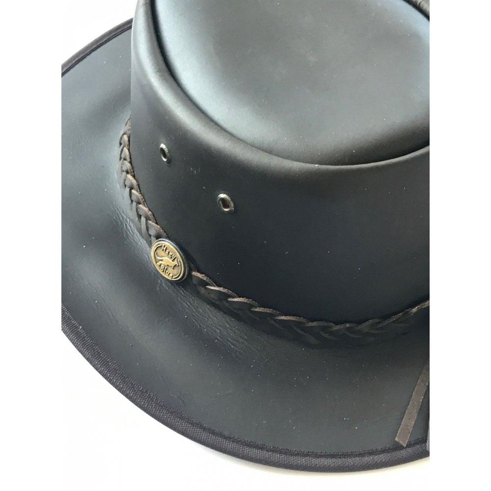 Hazy Blue Melbourne Australian Style Waterproof Bute Leather Hat Brown - Premium clothing from Hazy Blue - Just $29.99! Shop now at Warwickshire Clothing