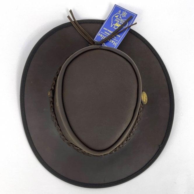 Hazy Blue Melbourne Australian Style Waterproof Bute Leather Hat Brown - Premium clothing from Hazy Blue - Just $29.99! Shop now at Warwickshire Clothing