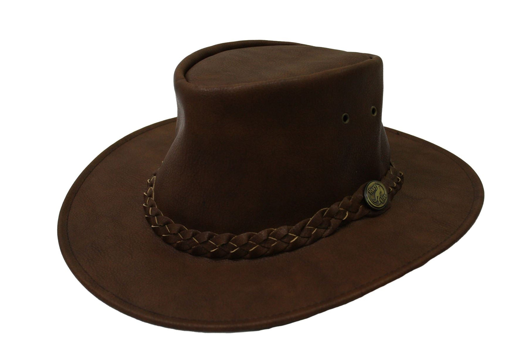 Hazy Blue Rex-leather Hat Brisbane Cowboy Authentic Australian - Premium clothing from Hazy Blue - Just $14.99! Shop now at Warwickshire Clothing