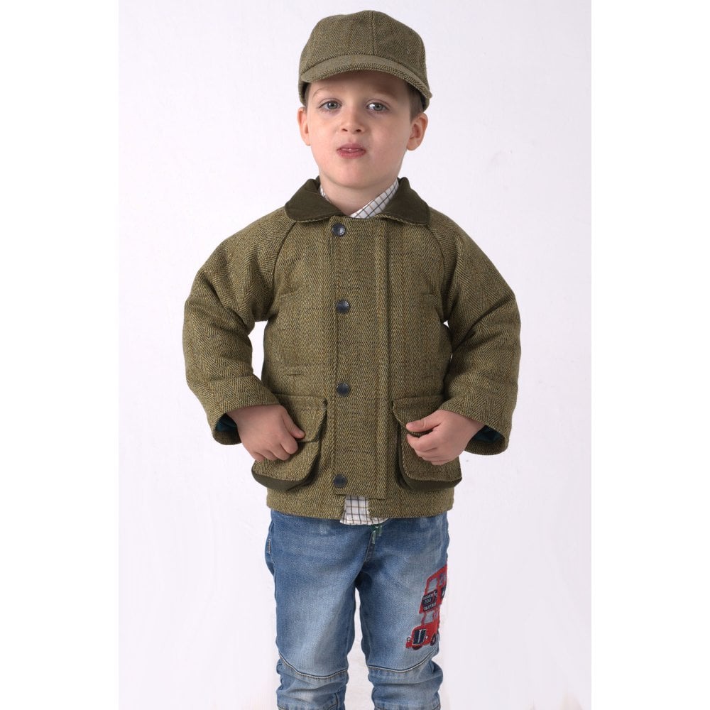 Childrens Tweed Country Jacket