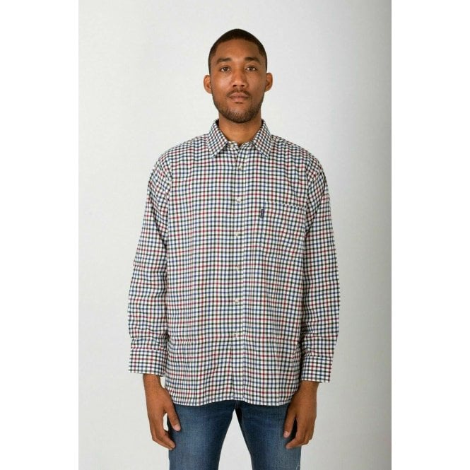 Hazy Blue Mens Casual Country Check Long Sleeve Shirt - Premium clothing from Hazy Blue - Just $18.99! Shop now at Warwickshire Clothing