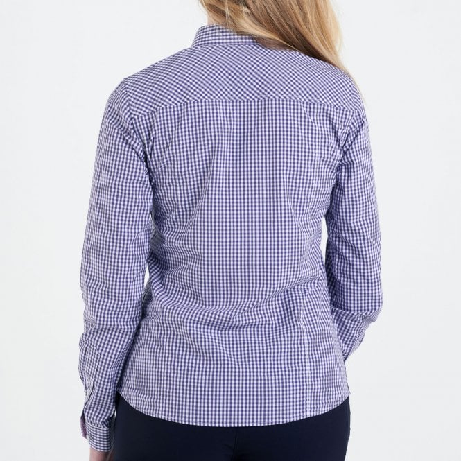 Hazy Blue Women's Cotton Long Sleeve Check Shirt - Carrie - Premium clothing from Hazy Blue - Just $14.99! Shop now at Warwickshire Clothing