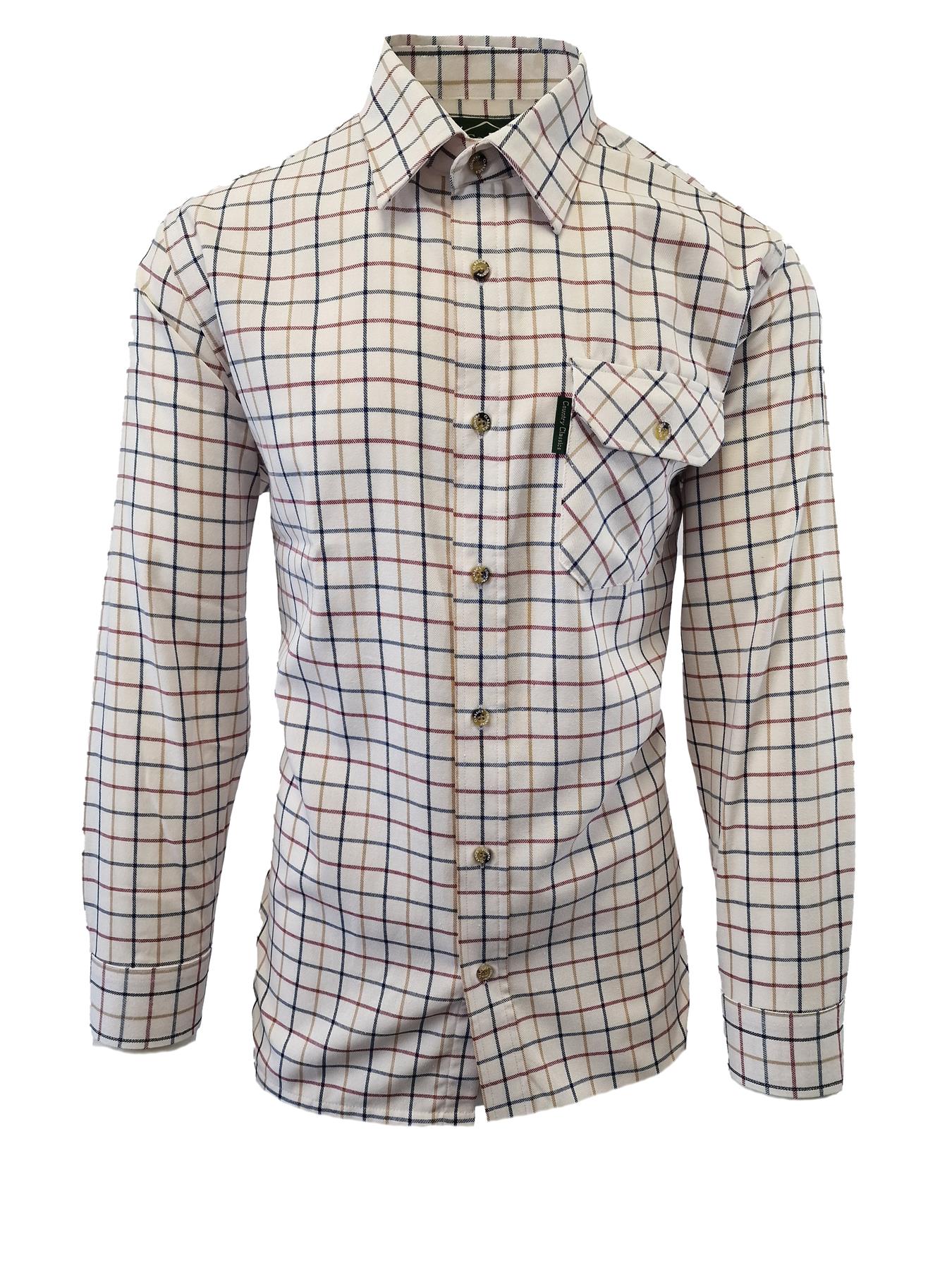 Country Classics Mens Long Sleeve Check Country Shirt - Kelso - Just $18.99! Shop now at Warwickshire Clothing. Free Dellivery.