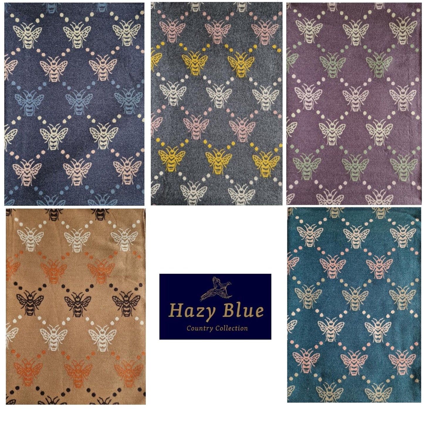 Hazy Blue Pashmina feel Luxury Ladies Womens Scarf - Bee - Premium clothing from Hazy Blue - Just $14.99! Shop now at Warwickshire Clothing