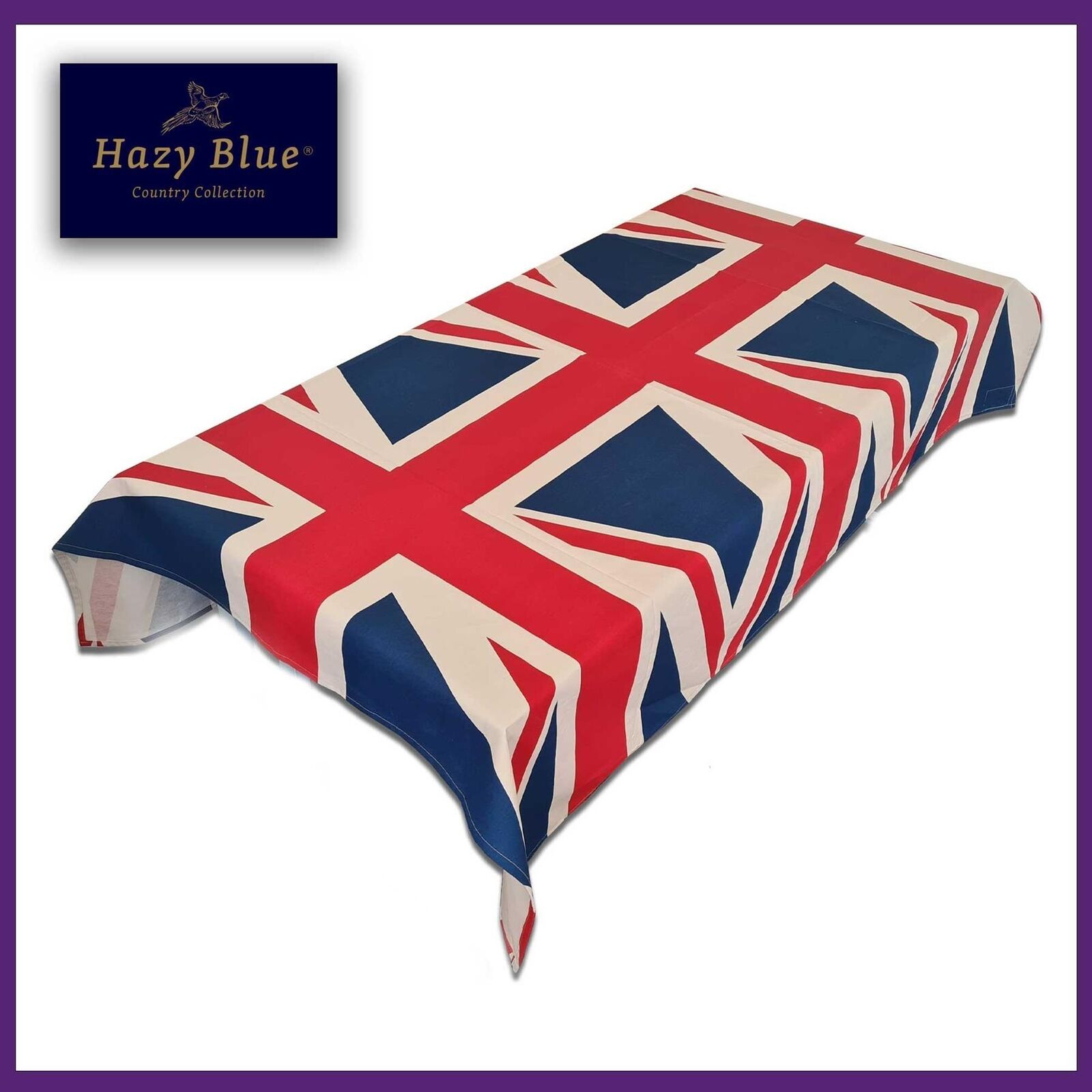 Great Britain Union Jack Flag Textile Table Cloth - Premium clothing from Hazy Blue - Just $39.99! Shop now at Warwickshire Clothing
