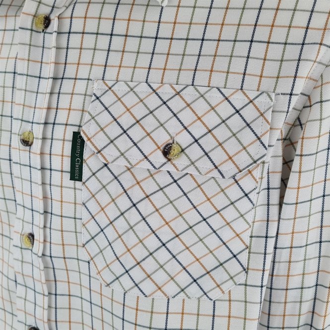 Country Classics Mens Long Sleeve Check Shirt - Tattersall - Just $18.99! Shop now at Warwickshire Clothing. Free Dellivery.