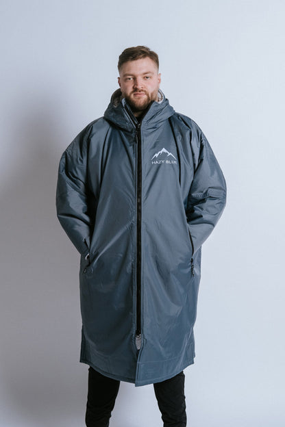 Hazy Blue Waterproof Adults All Weather Changing Robe - Just $79.99! Shop now at Warwickshire Clothing. Free Dellivery.
