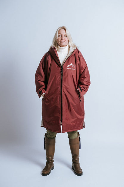 Hazy Blue Waterproof Adults All Weather Changing Robe - Just $79.99! Shop now at Warwickshire Clothing. Free Dellivery.