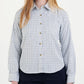 Country Classics Womens Check Long Sleeve Shirts - Tattersall Blue - Just $17.99! Shop now at Warwickshire Clothing. Free Dellivery.