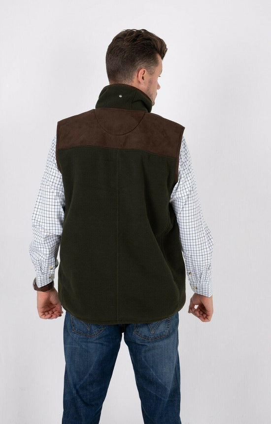 Hazy Blue Liston Mens Full Zip Fleece Jacket