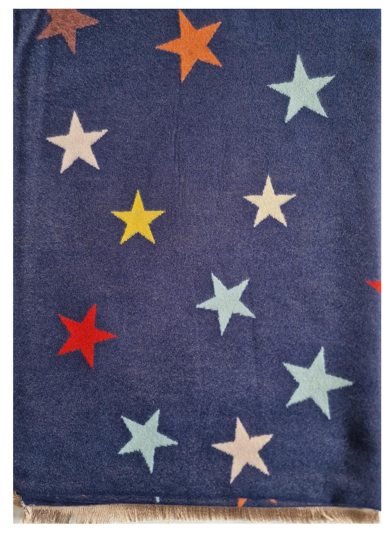 Hazy Blue Womens Pashmina Feel Scarf - Star - Premium clothing from Hazy Blue - Just $14.99! Shop now at Warwickshire Clothing