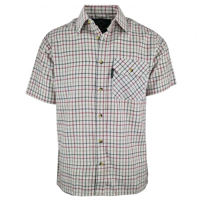 Country Classics Mens Short Sleeved Check Shirt - Beaver Red - Just $16.99! Shop now at Warwickshire Clothing. Free Dellivery.