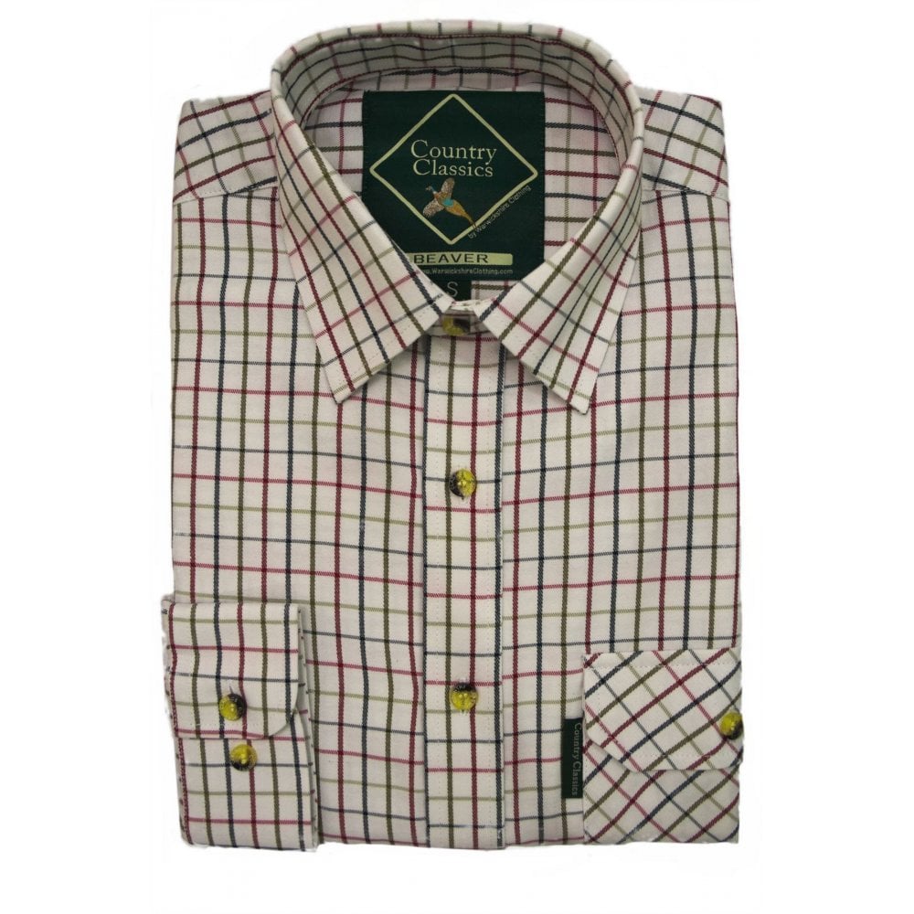 Country Classics Kids Long Sleeve Check Shirt - Beaver - Just $13.99! Shop now at Warwickshire Clothing. Free Dellivery.