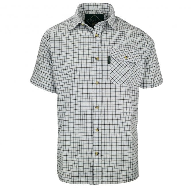 Country Classics Mens Short Sleeve Check Shirt - Tattersall - Just $16.99! Shop now at Warwickshire Clothing. Free Dellivery.