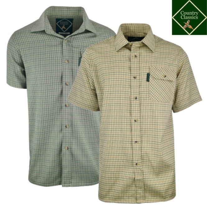 Country Classics Mens Short Sleeve Check Shirt - Cartmel