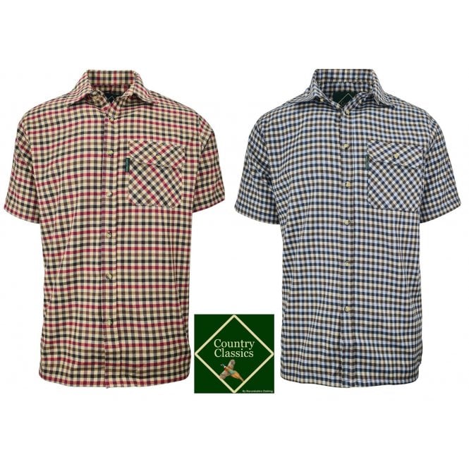 Country Classics Mens Short Sleeve Check Shirt - Highclere