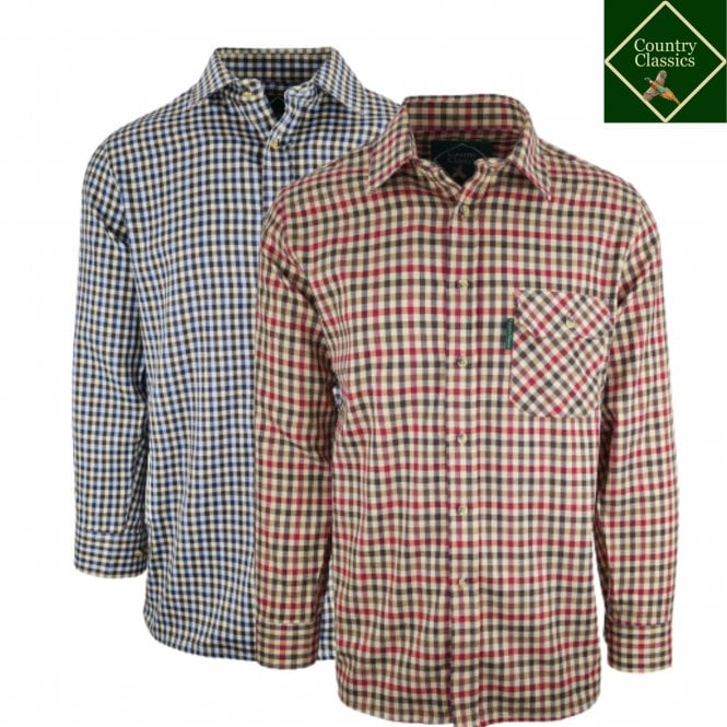 Country Classics Mens Long Sleeve Check Country Shirt - Highclere