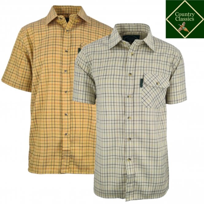 Country Classics Mens Short Sleeve Check Shirt - Balmoral