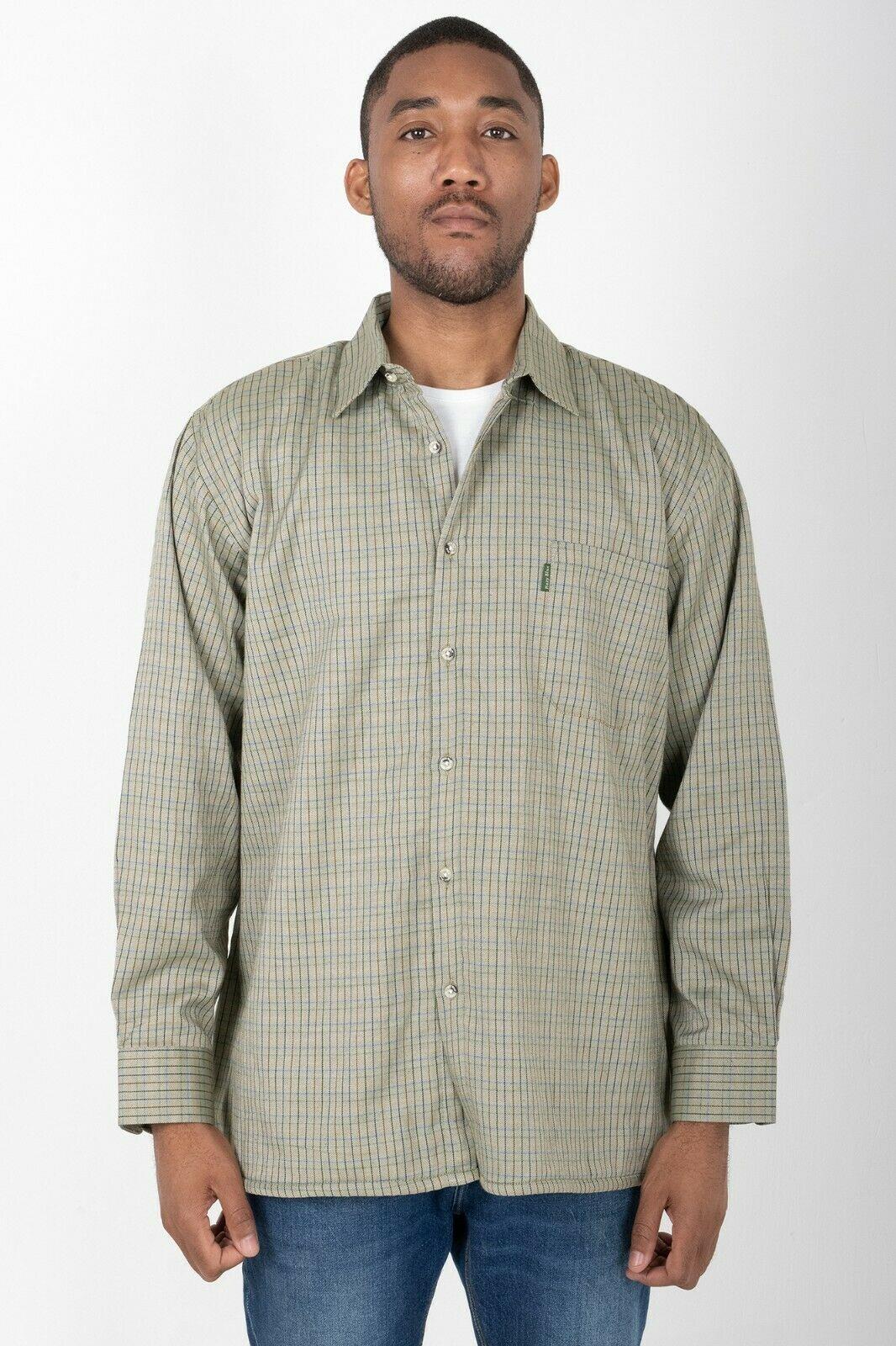 Hazy Blue Mens Long Sleeve Country Check Shirt - Fleece Lined - Premium clothing from Hazy Blue - Just $24.99! Shop now at Warwickshire Clothing