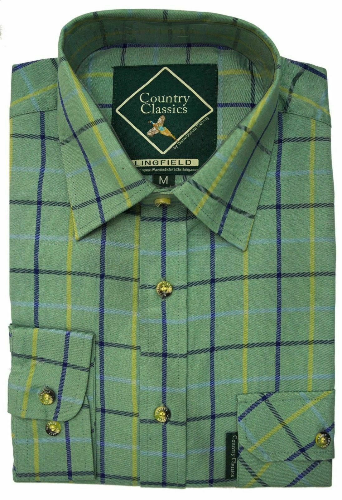Country Classics Mens Long Sleeve Check Country Shirt - Lingfield