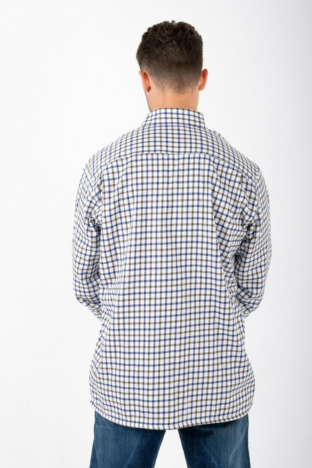 Hazy Blue Mens Long Sleeve Country Check Shirt - Fleece Lined - Premium clothing from Hazy Blue - Just $24.99! Shop now at Warwickshire Clothing