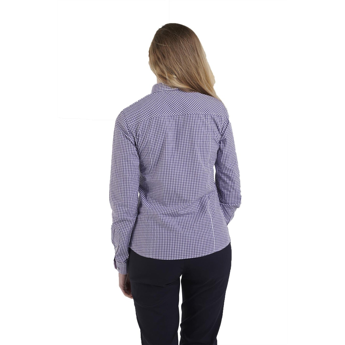 Hazy Blue Womens Carrie Long Sleeved Check Shirt - Premium clothing from Hazy Blue - Just $50.00! Shop now at Warwickshire Clothing