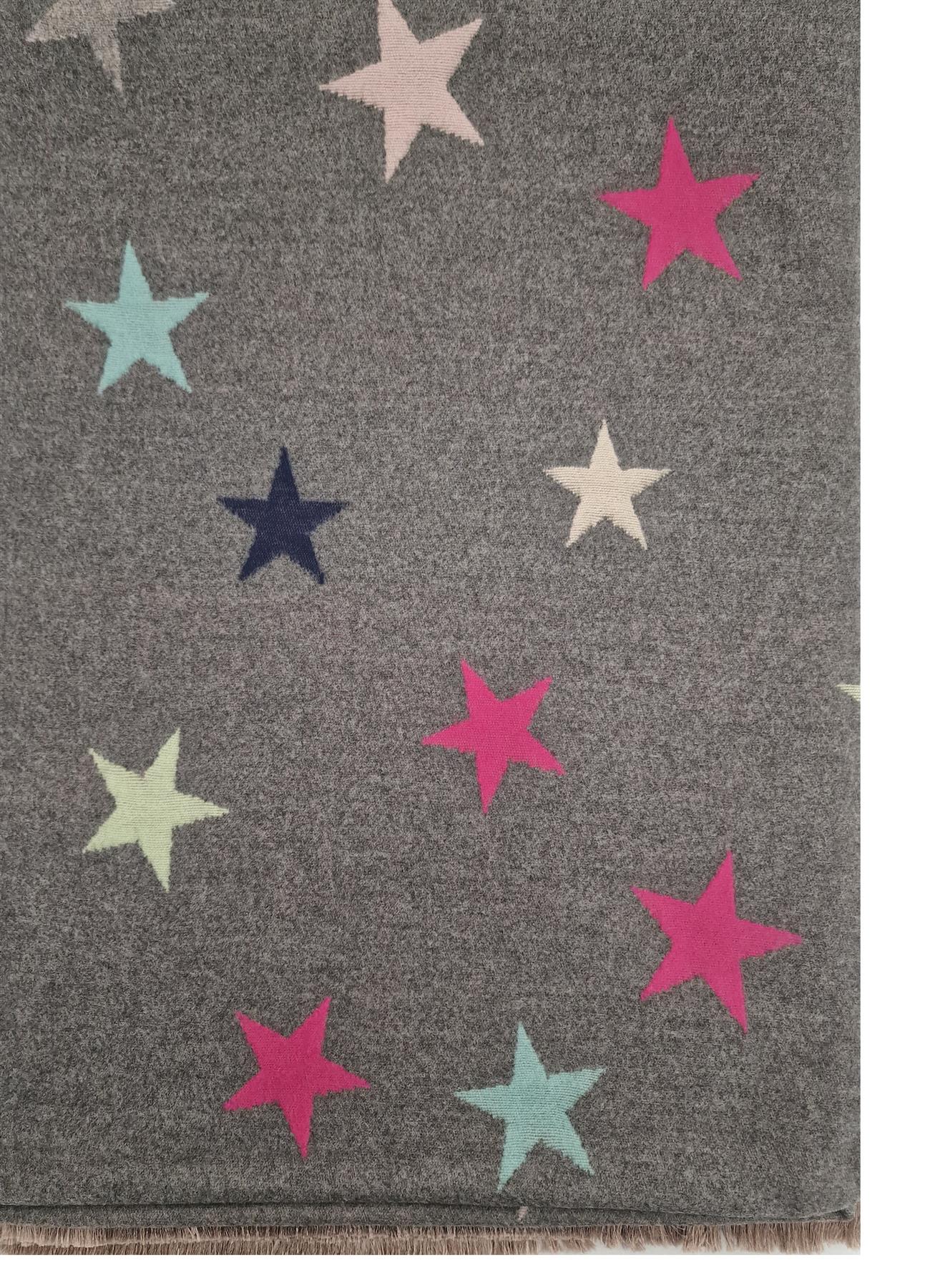 Hazy Blue Womens Pashmina Feel Scarf - Star - Premium clothing from Hazy Blue - Just $14.99! Shop now at Warwickshire Clothing