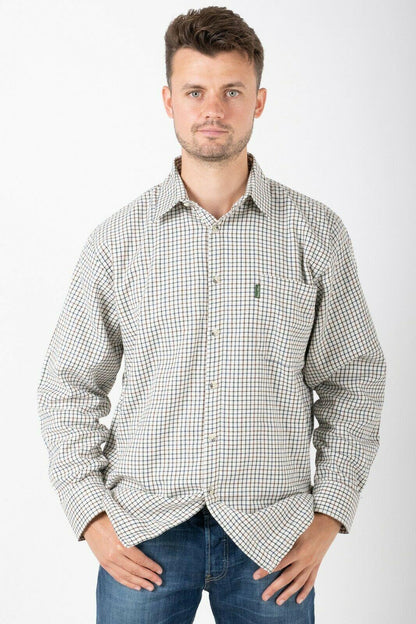 Hazy Blue Mens Long Sleeve Country Check Shirt - Fleece Lined - Premium clothing from Hazy Blue - Just $24.99! Shop now at Warwickshire Clothing