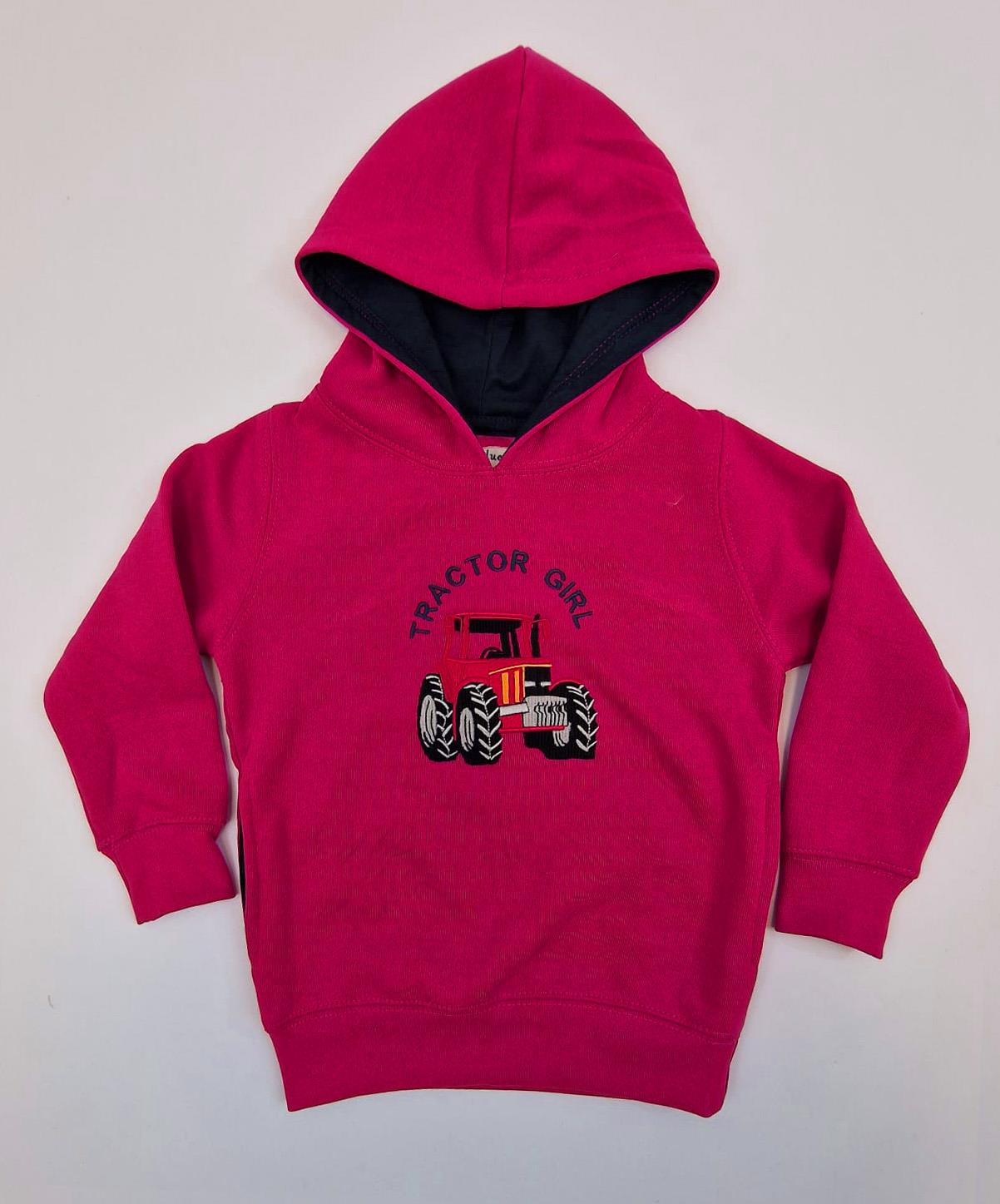 Hazy Blue Roxy Tractor Girl Hoodies - Premium clothing from Hazy Blue - Just $12.99! Shop now at Warwickshire Clothing