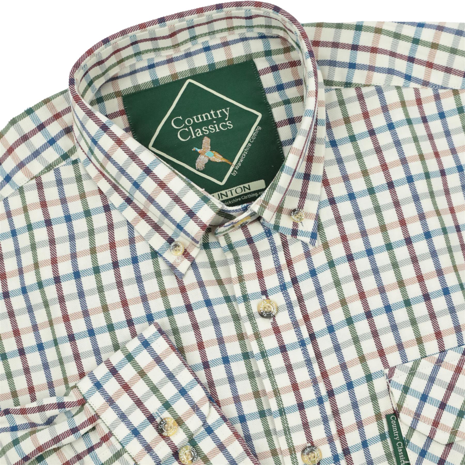 Country Classics Mens Long Sleeve Buttoned Down Collar Shirt - Taunton Blue - Just $18.99! Shop now at Warwickshire Clothing. Free Dellivery.
