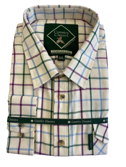 Country Classics Mens Long Sleeve Check Shirt - Doncaster - Just $18.99! Shop now at Warwickshire Clothing. Free Dellivery.