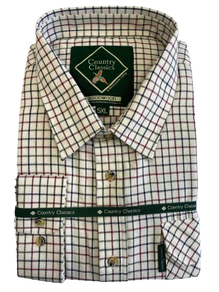 Country Classics Mens Long Sleeve Check Shirt - Goodwood - Just $18.99! Shop now at Warwickshire Clothing. Free Dellivery.